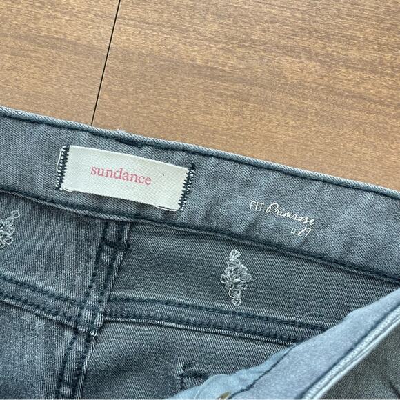 Sundance | Women’s Primrose Party Jeans Charcoal Grey Washed Sequins Glitter 27 - Picture 10 of 11